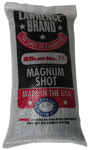 Lawrence Magnum Shot #7 1/2 25Lb. Bag