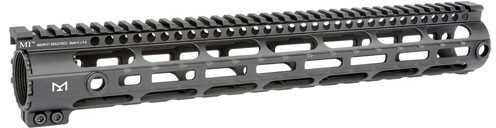 Midwest Industries Inc Mi308SS15DLM D.P.M.S. Low Profile AR-10 6061 Aluminum Black Hard Coat Anodized