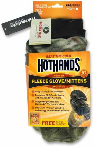Hothands Heated Glove/mitten Mobu W/free Pair Of Wrmrs M/l