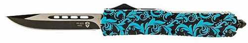 Templar Knife Slim Otf Maiden Teal 3.5" Black Drop Point
