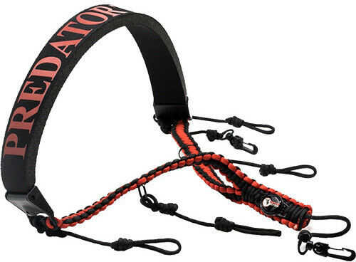 Predator Tactics Game Call Lanyard Black/Red Paracord