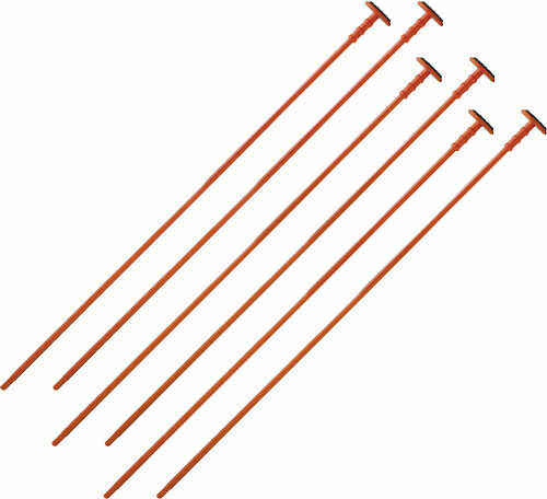 Gun Storage Solutions Orange Rifle Rods .22 Caliber 6-pack