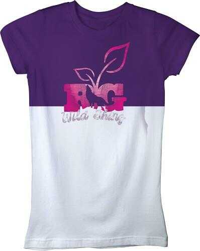 Real Tree WOMEN'S T-Shirt "Wild Thing" Small Fitted Purple