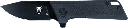 COBRATEC Small Riptide Folder 2" Black/Black D2 Blade
