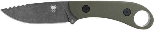 COBRATEC D2 Skinner 3.75" Full Tang OD Green G10 W/KYDEX SHTH