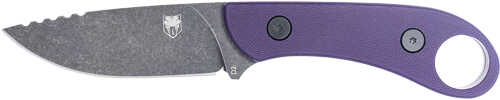 COBRATEC D2 Skinner 3.75" Full Tang Purple G10 W/KYDEX Sheath
