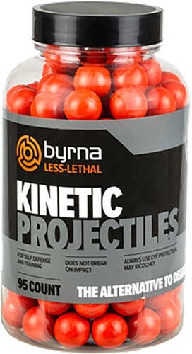 BYRNA Kinetic PROJECTILES 95CT Tub .61 Cal Fits Cl Launcher