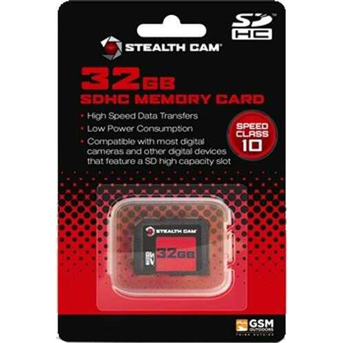 Stealth Cam SDHC Memory Card 32Gb Super Speed Class 10