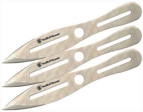 S&W Knives Throwing 10" 2Cr13 SS Spear Point Dual Edge 3 Pack SWTK10CP