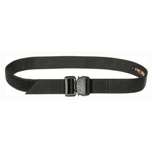 TACSHIELD (Military Prod) T30MDBK Tactical Gun Belt With Cobra Buckle 34"-38" Webbing Black Medium 1.50" Wide