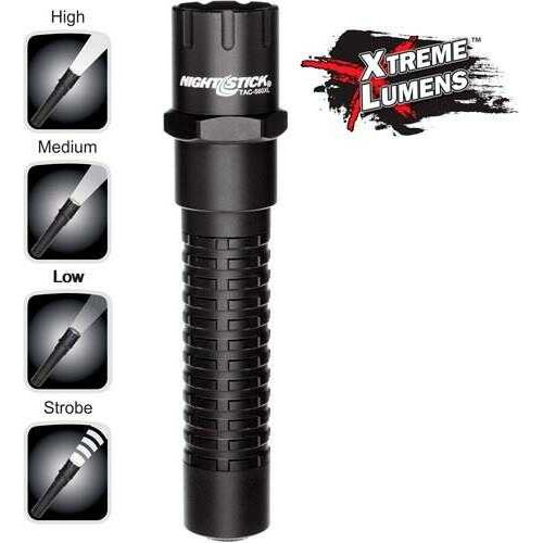 Bayco Tac560xl Xtreme Lumens Tactical Flashlight 800/350/140 Cr123a Lithium (2) Black