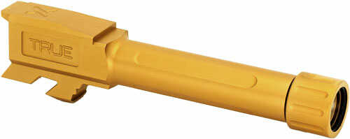 True Precision for Glock 43 Barrel Threaded Gold Tin