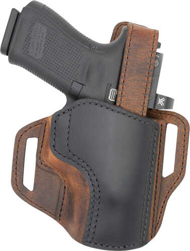 VERSACARRY Trooper Holster OWB Thumb Break Size 3 Brown/Black