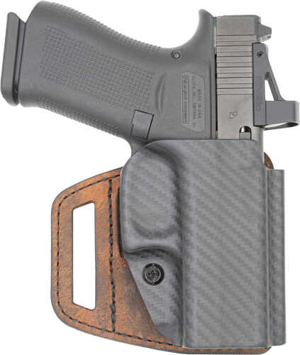 VERSACARRY VSLIDE Holster OWB Hybrid S&W MP Shield Poly/BRWN